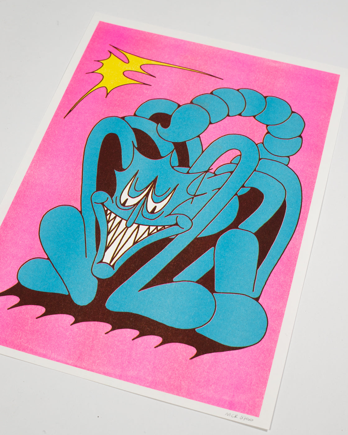 The Virus | Limited Edition Risograph Print