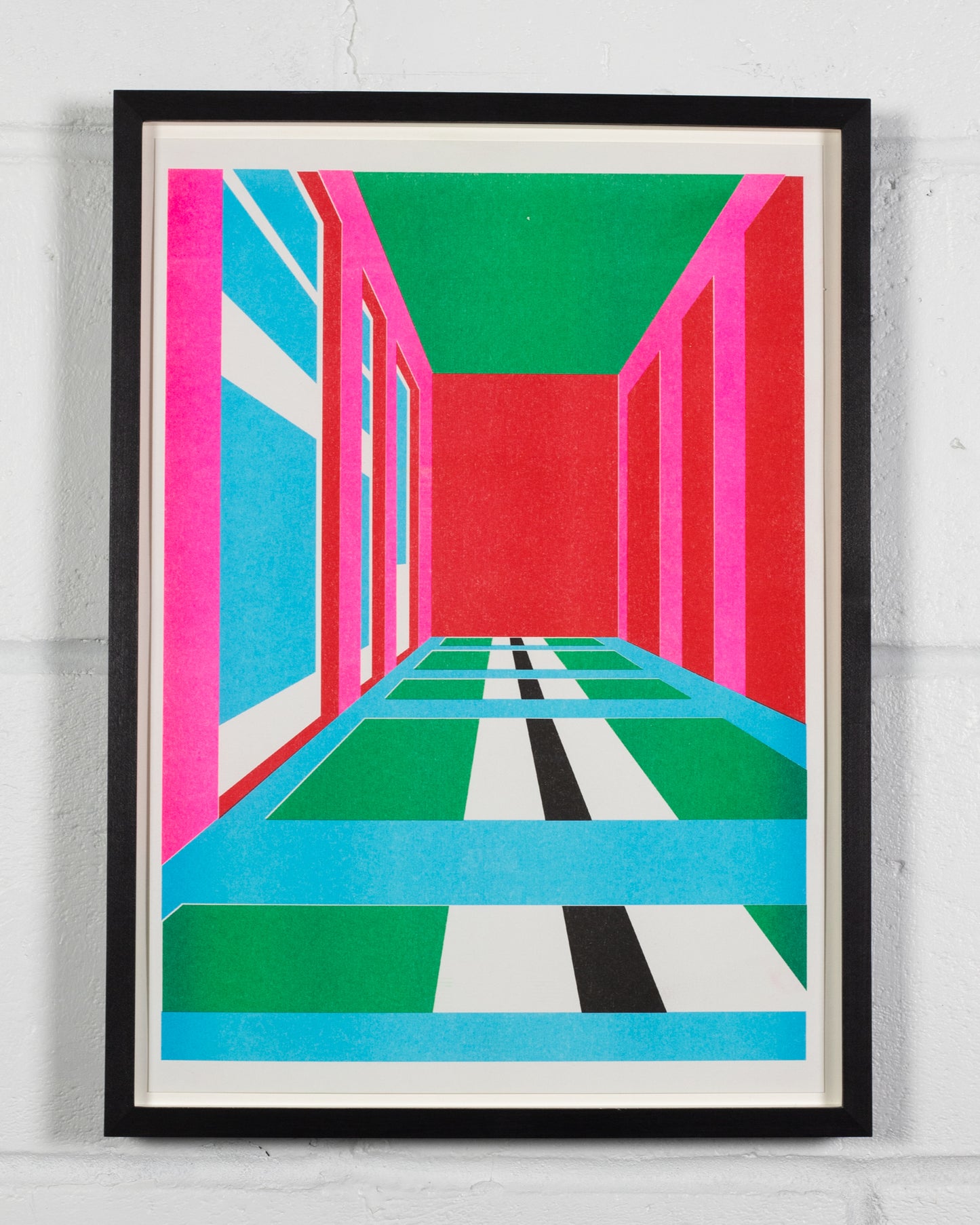 Les Vacances III, Arcade | Limited Edition Risograph Print