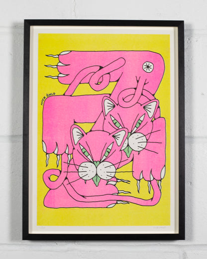 Mew Mew | Limited Edition Risograph Print