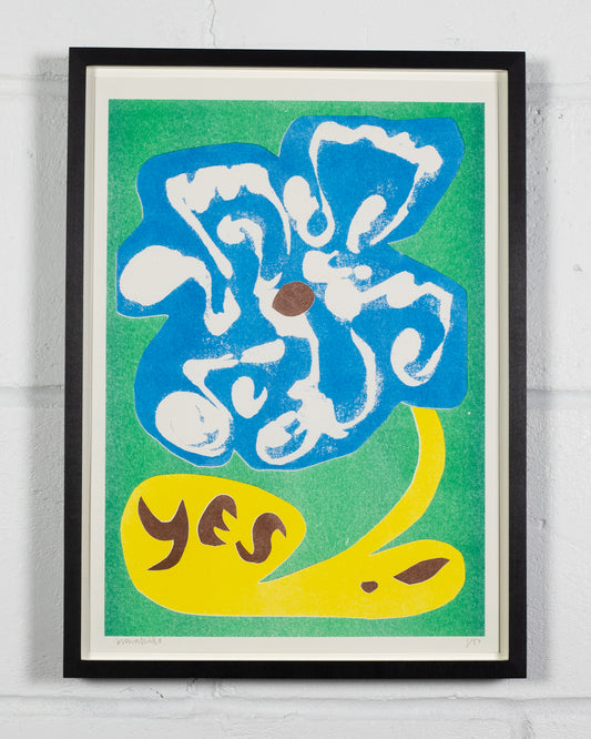 Yes I | Limited Edition Risograph Print